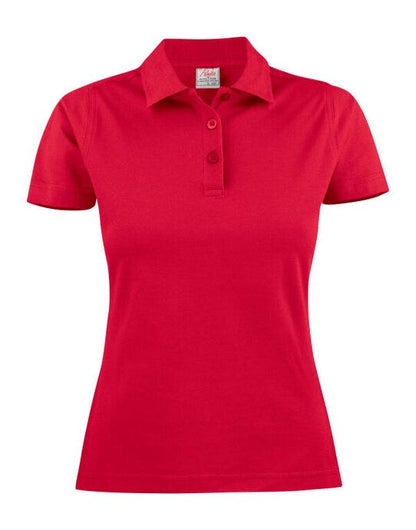 Printer Essentials Printer Ladies Surf Light Polo - Red