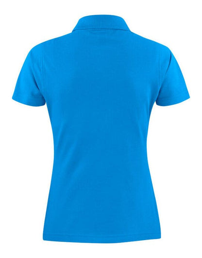 Printer Essentials Printer Ladies Surf Light Polo - Ocean Blue
