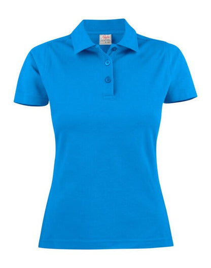Printer Essentials Printer Ladies Surf Light Polo - Ocean Blue