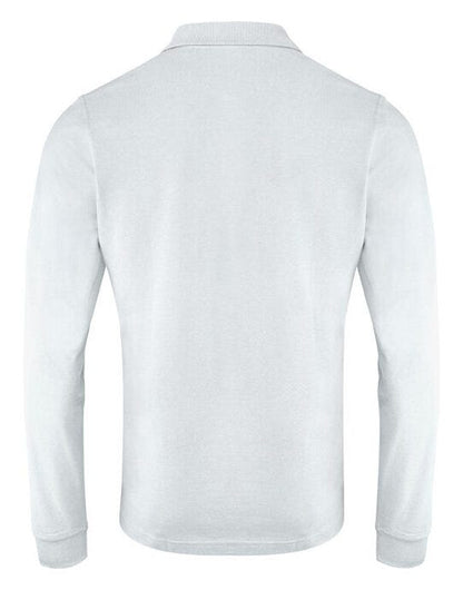 Printer Essentials Printer Mens Surf Pro LS Polo - White
