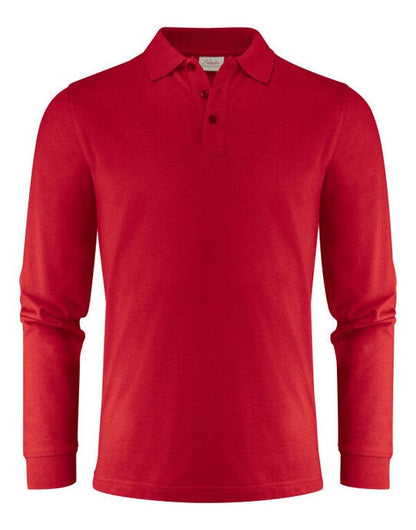 Printer Essentials Printer Mens Surf Pro LS Polo - Red