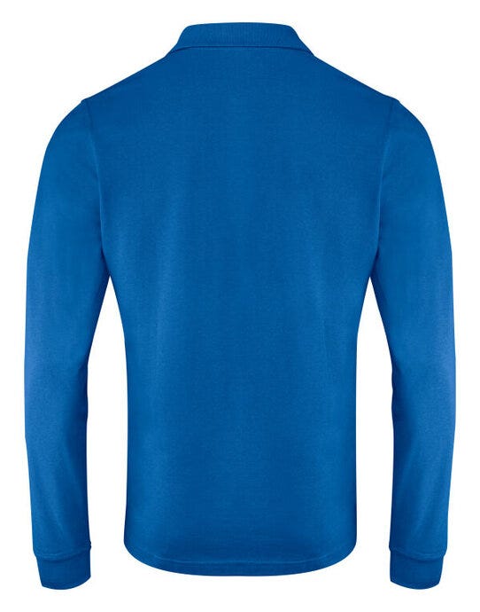Printer Essentials Printer Mens Surf Pro LS Polo - Ocean Blue