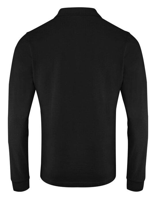 Printer Essentials Printer Mens Surf Pro LS Polo - Black