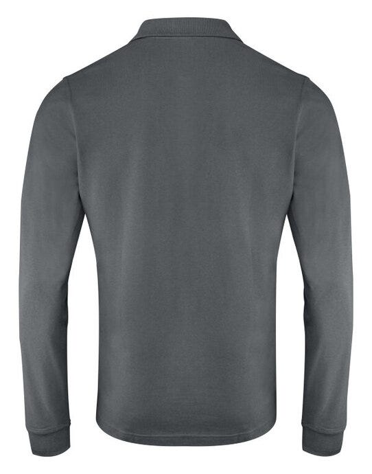 Printer Essentials Printer Mens Surf Pro LS Polo - Steel Grey