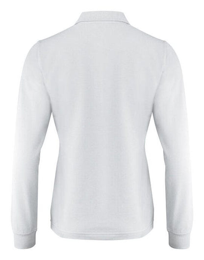 Printer Essentials Printer Ladies Surf Pro LS Polo - White