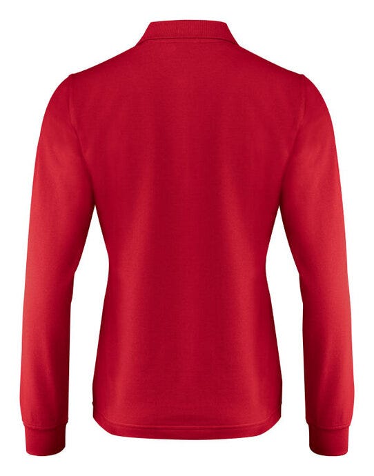 Printer Essentials Printer Ladies Surf Pro LS Polo - Red