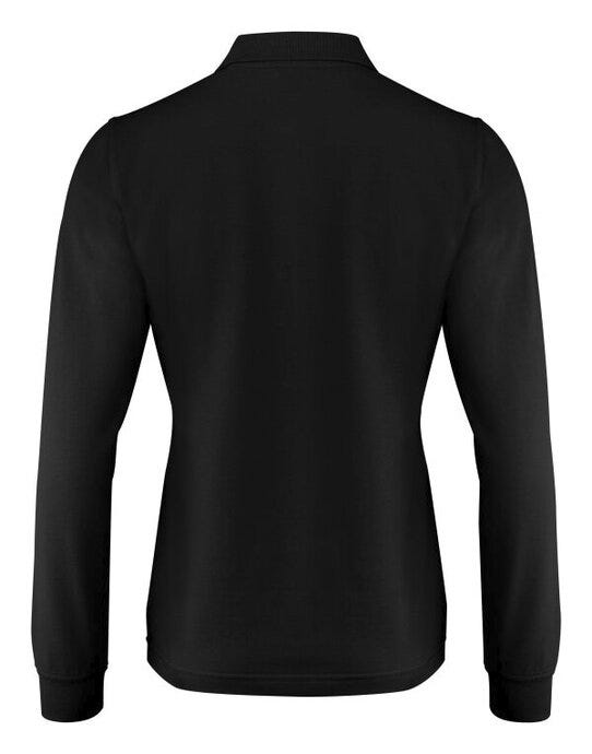 Printer Essentials Printer Ladies Surf Pro LS Polo - Black