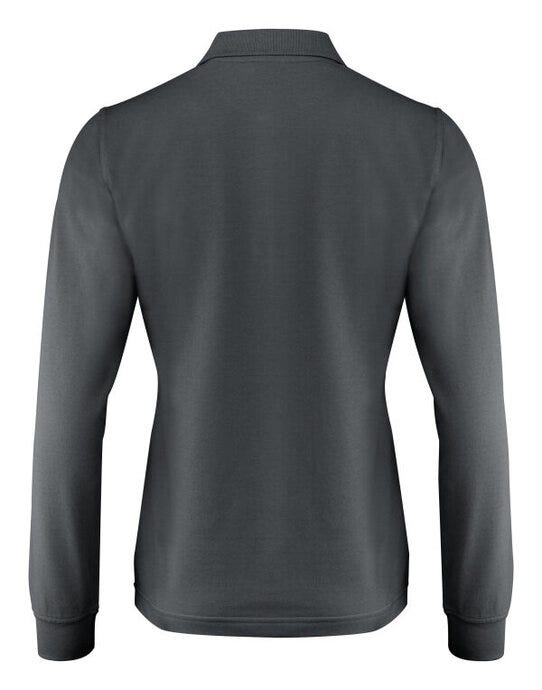 Printer Essentials Printer Ladies Surf Pro LS Polo - Steel Grey