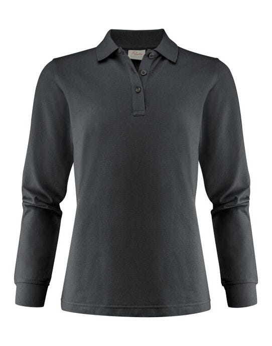 Printer Essentials Printer Ladies Surf Pro LS Polo - Steel Grey