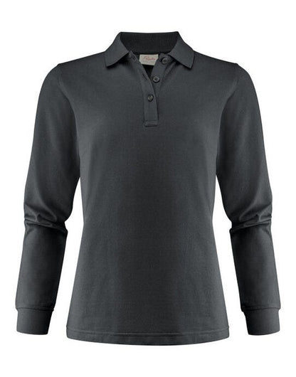 Printer Essentials Printer Ladies Surf Pro LS Polo - Steel Grey