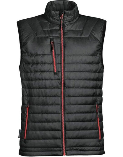 Stormtech Men Gravity Thermal Bodywarmer - Black/True Red