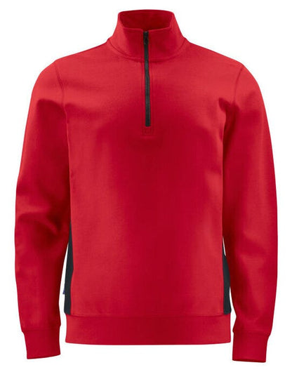 Pro-Job ProJob Prio 2128 1/2 Zip Sweatshirt - Red