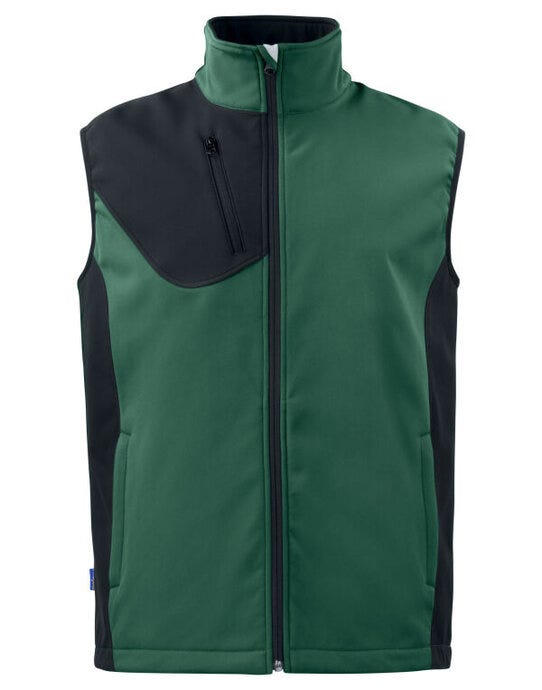 Pro-Job ProJob Prio 3702 Softshell Vest - Forest Green