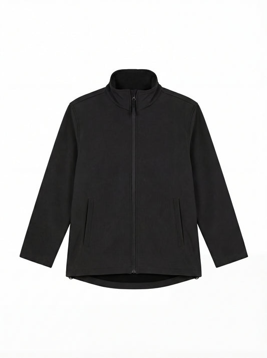 Eco Full Zip Softshell Jacket - Black