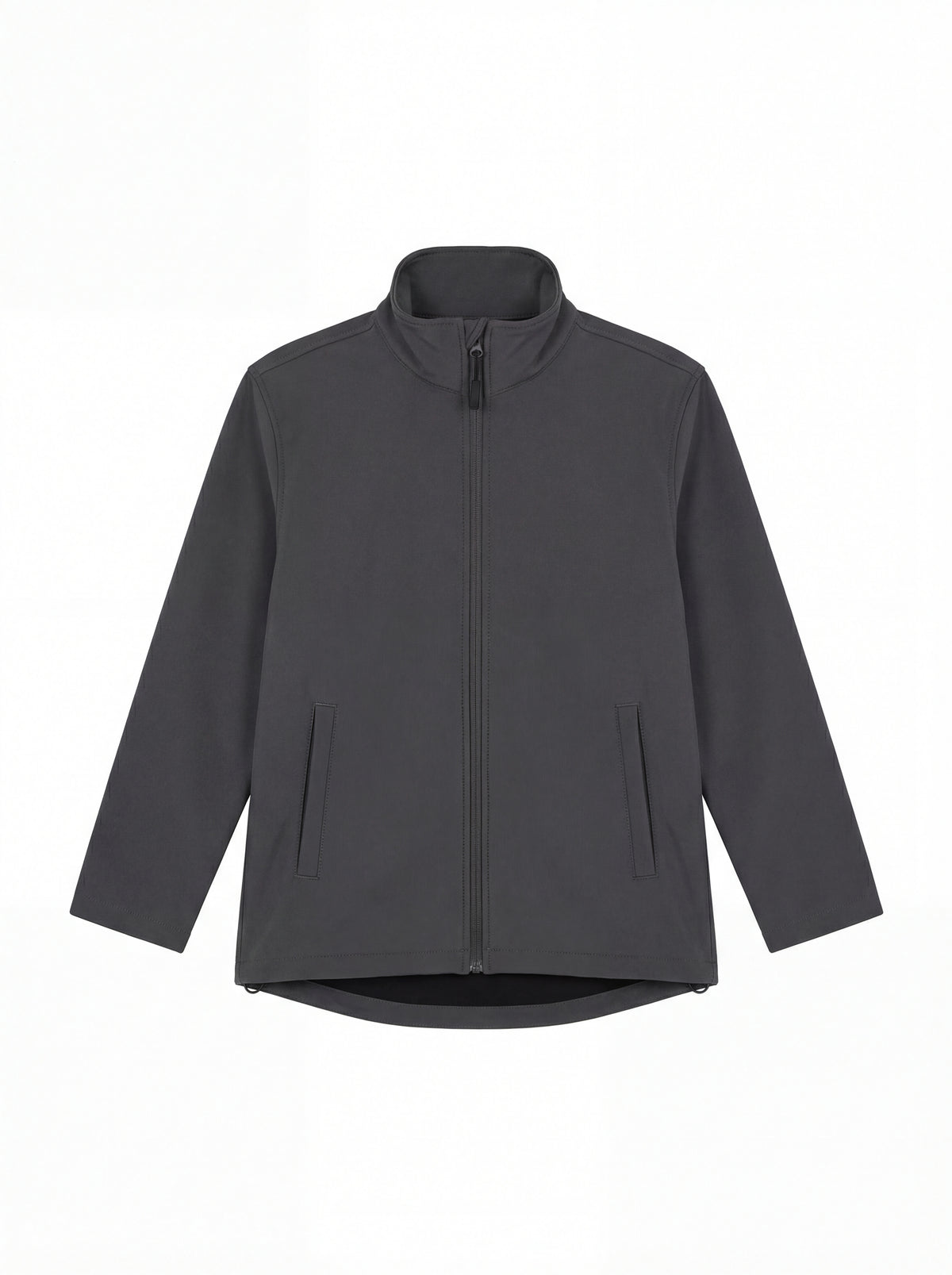 Eco Full Zip Softshell Jacket - Charcoal