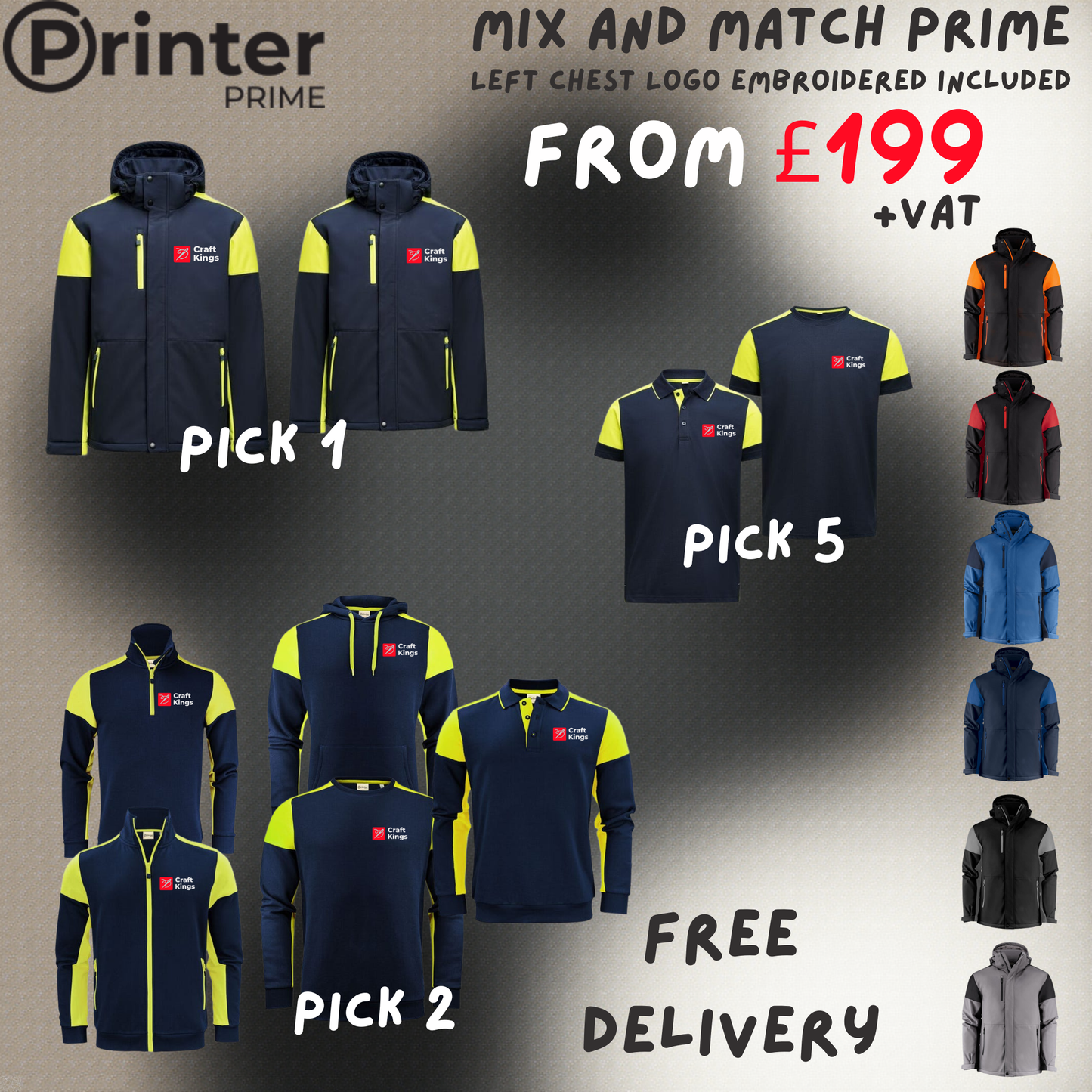 Prime Mix and Match Bundle for Versatile Printing