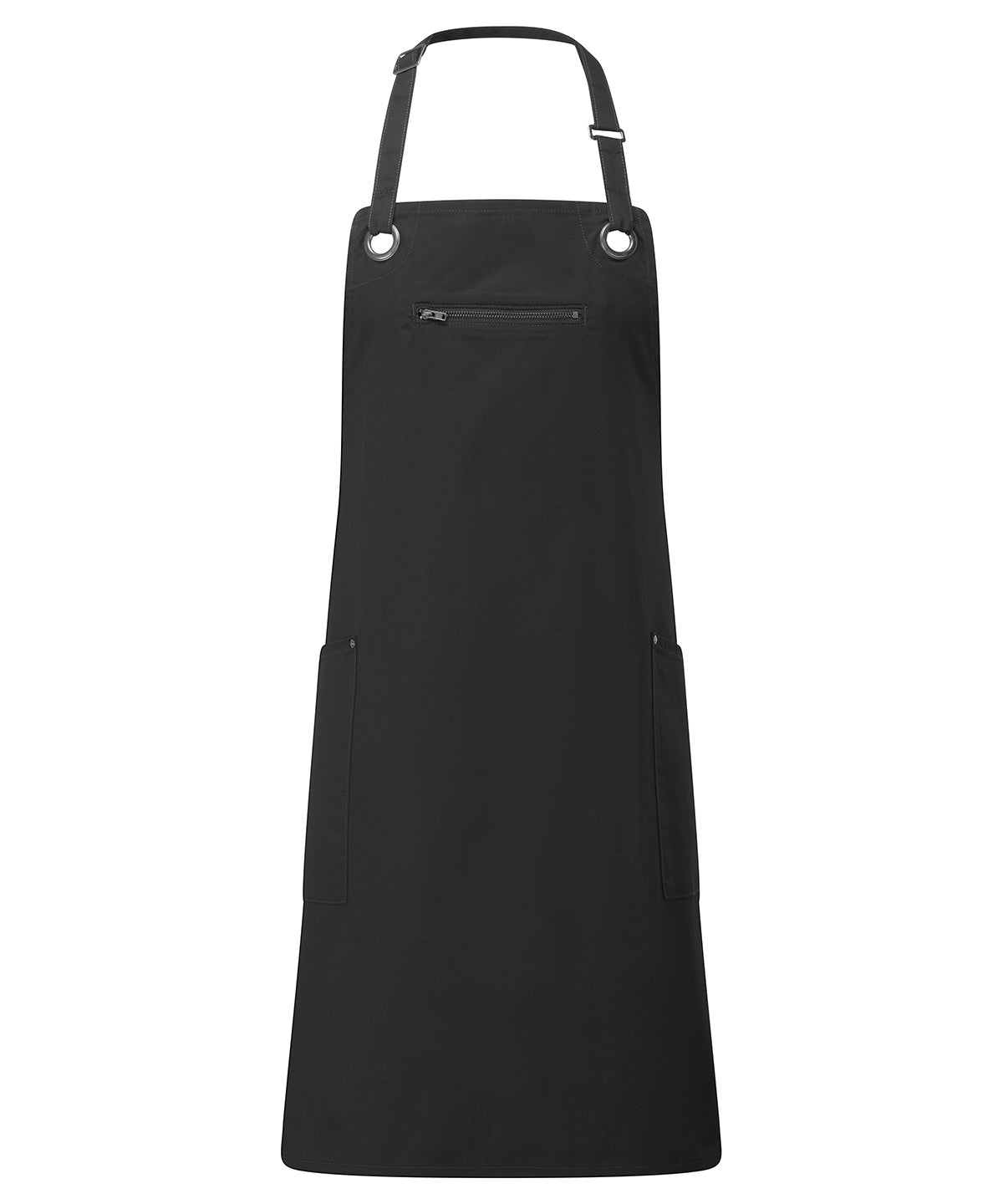 Barley' contrast stitch sustainable bib apron PR121