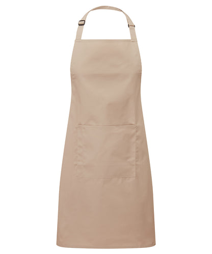 Colours bib apron with pocket PR154