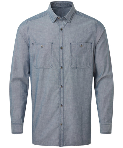 Men's Chambray shirt, organic and Fairtrade certified