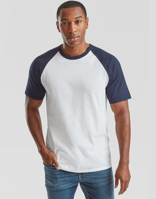 Fruit Of The Loom FOTL Mens Valueweight SS Baseball T