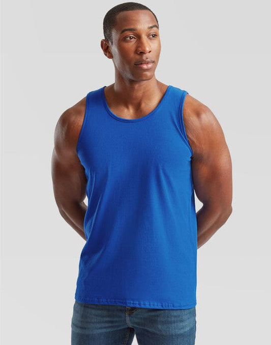 Fruit Of The Loom FOTL Mens Valueweight Athletic Vest