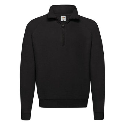 Fruit Of The Loom FOTL Mens Classic Zip Neck Sweat