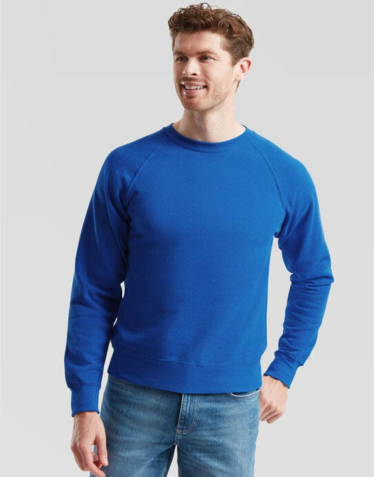 Fruit Of The Loom FOTL Mens Classic Raglan Sweat