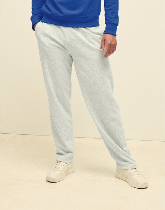 Fruit Of The Loom FOTL Mens Lightweight Open Hem Jog Pants