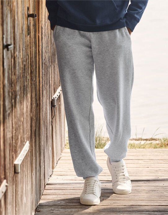 Fruit Of The Loom FOTL Mens Premium Elastic Cuff Jog Pants