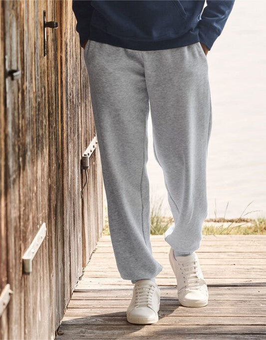 Fruit Of The Loom FOTL Mens Premium Elastic Cuff Jog Pants