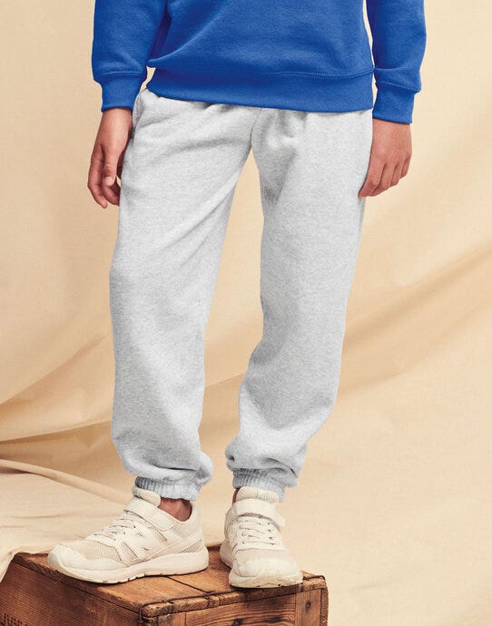 Fruit Of The Loom FOTL Kids Classic Elastic Cuff Jog Pants