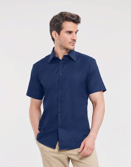 Russell Athletic Collection Russell Collection Mens SS Tailor Oxford