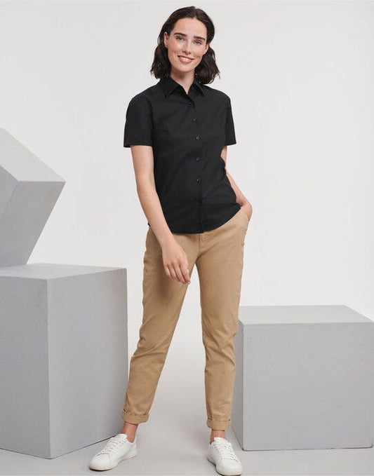 Russell Athletic Collection Russell Collection Lady SS Tailor Oxford