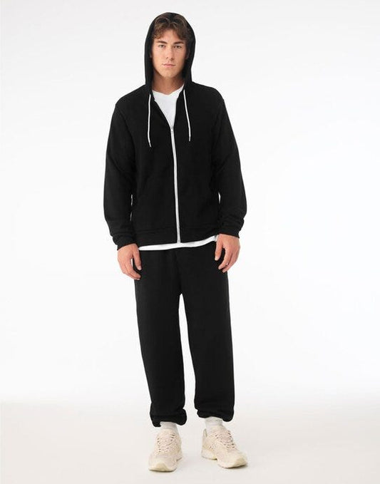 Bella + Canvas Canvas Unisex Fleece Zip-Up Hoodie