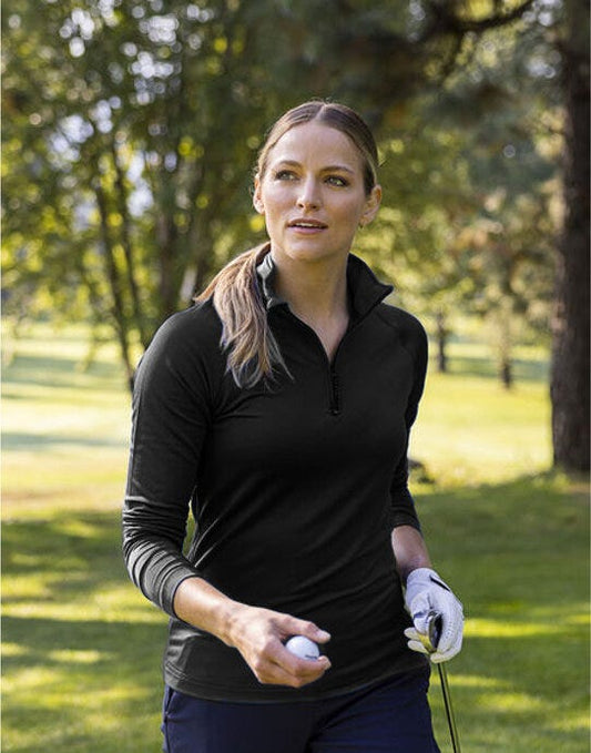 Cutter & Buck C&B Ladies Coos Bay Half Zip