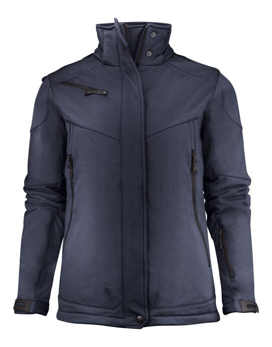 Printer Essentials Printer Ladies Skeleton Softshell Jacket