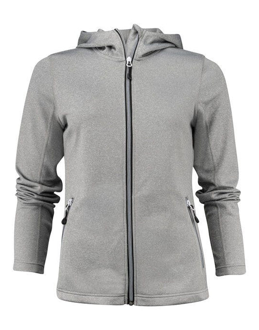 Printer Red Ladies Layback F/Z Hoodie