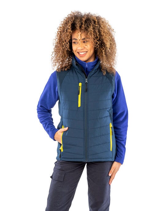 Result Recycled Result Black Compass Softshell Gilet