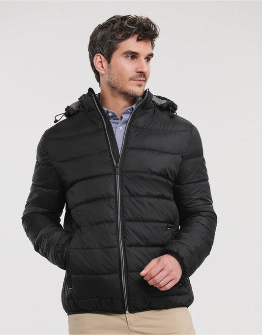 Russell Athletic Russell Mens Hooded Nano Jacket