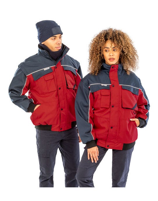 Result Work-Guard Result Workguard Zip Sleeve Pilot Jacket