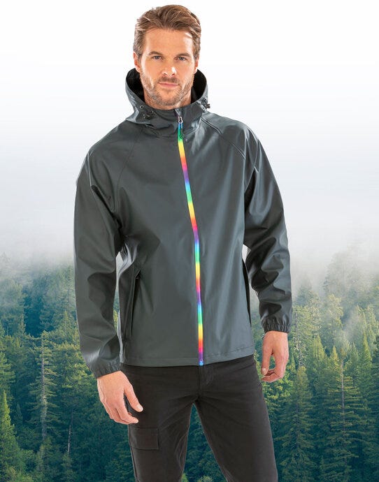 Result Recycled Result Prism PU Waterproof Jacket