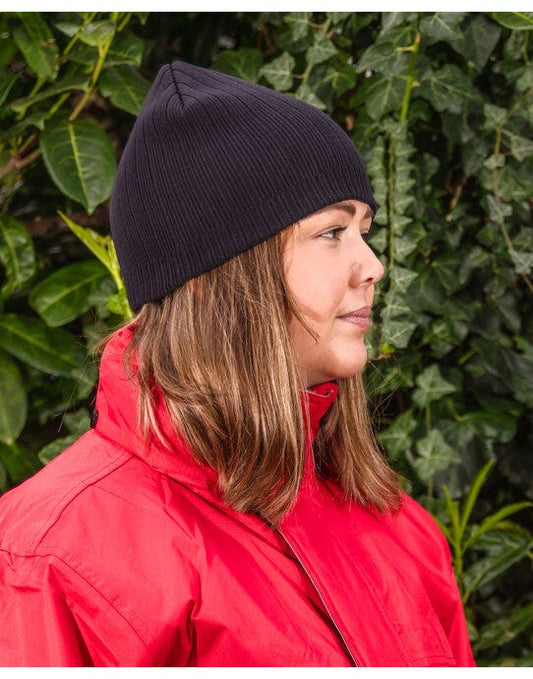 Result Winter Essentials Result Winter Double Knit Cotton Beanie