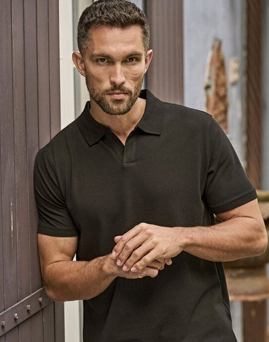 Tee Jays Men's Luxury Stretch VNeck Polo