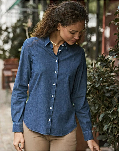 Tee Jays Ladies Denim Shirt