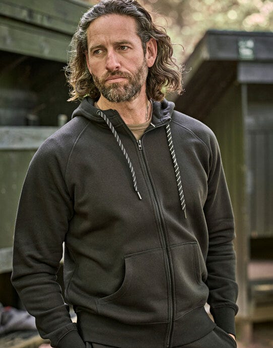 Tee Jays Mens Fashion Full Zip Hood