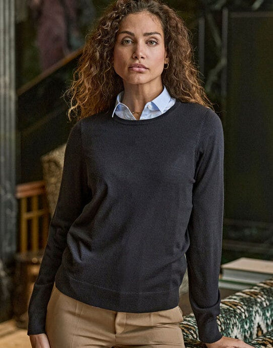 Tee Jays Womens Crew Neck Sweater