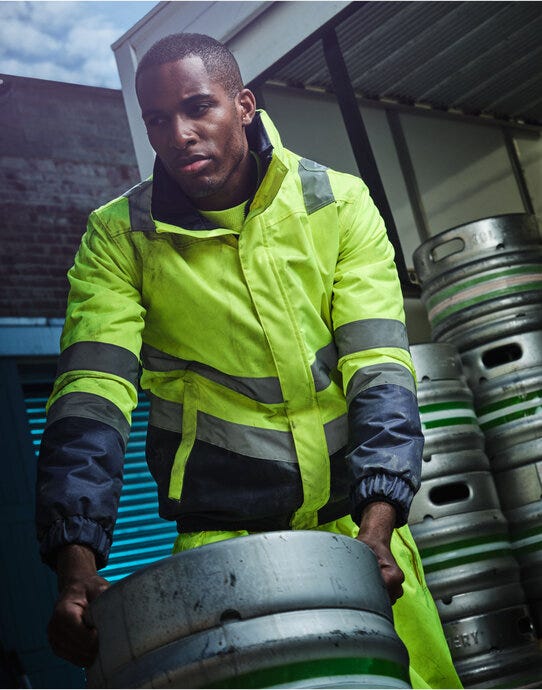 Regatta High Visibility Regatta Hi Vis Pro Classic Bomber Jacket