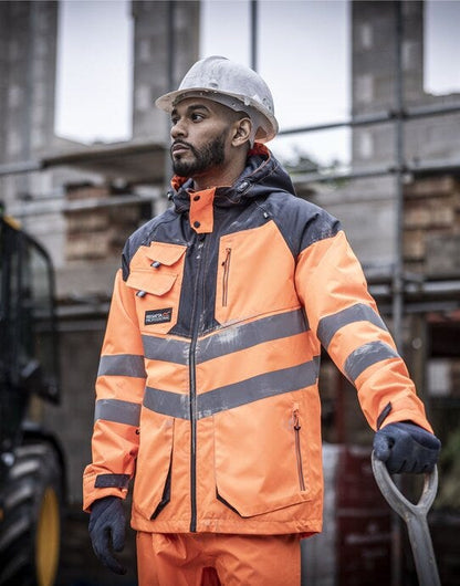 Regatta High Visibility Regatta Hi Vis Parka Jacket