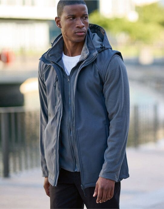 Regatta Professional Regatta Mens Earsmus 4-In-1 Softshell