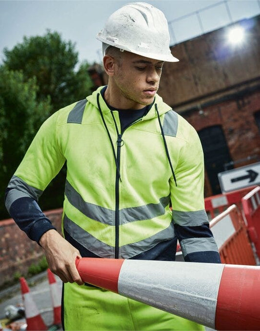 Regatta High Visibility Regatta Hi Vis Pro Full Zip Hoodie